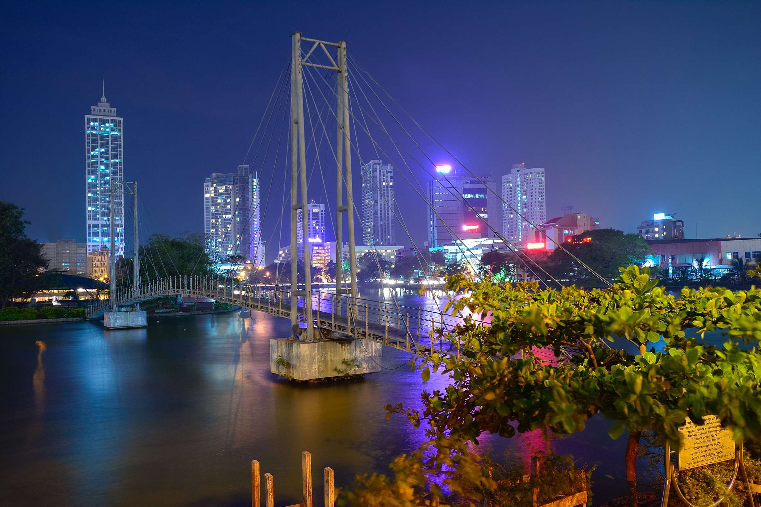 colombo skyline at night